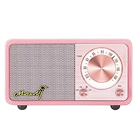 【顺电自营】SANGEAN 山进 莫扎特 粉红色 收音机 便携 蓝牙音响 迷你音箱 情人节礼物 新年礼物 送女朋友 男朋友 顺丰发货 可开专票