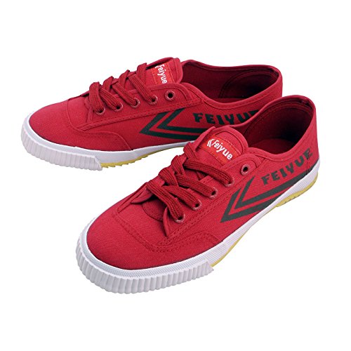 feiyue 飞跃 法国版中性运动帆布鞋板鞋 红色 s00032