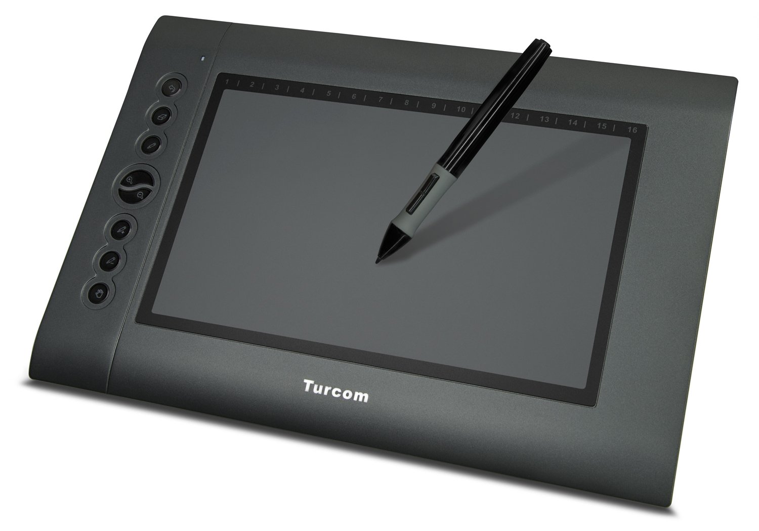 turcom ts-6610-pro 图形平板电脑绘图配可充电笔/触控笔,适用于个人