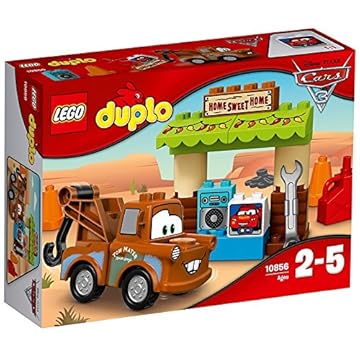 亚马逊海外购 lego 乐高 duplo 得宝系列 板牙的车棚 1085610856_海淘