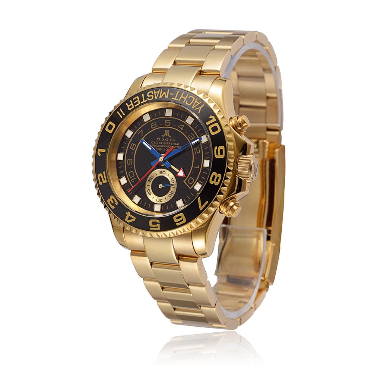 欧格仕ouges 潜水王牌 陶瓷圈潜水动能机械手表游艇名