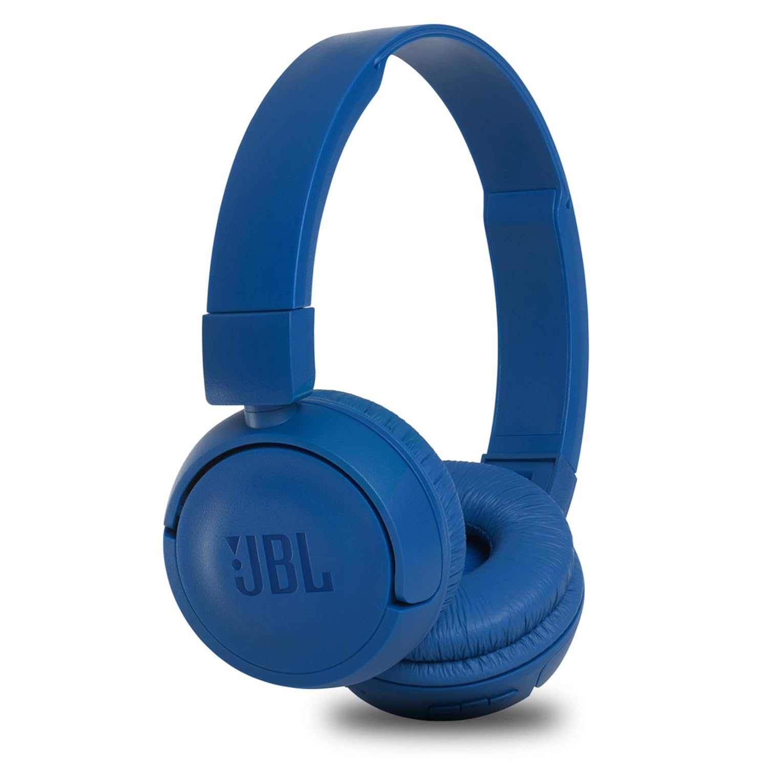 jbl harman t450 蓝牙耳机 头戴式 折叠耳机 轻型 - blue
