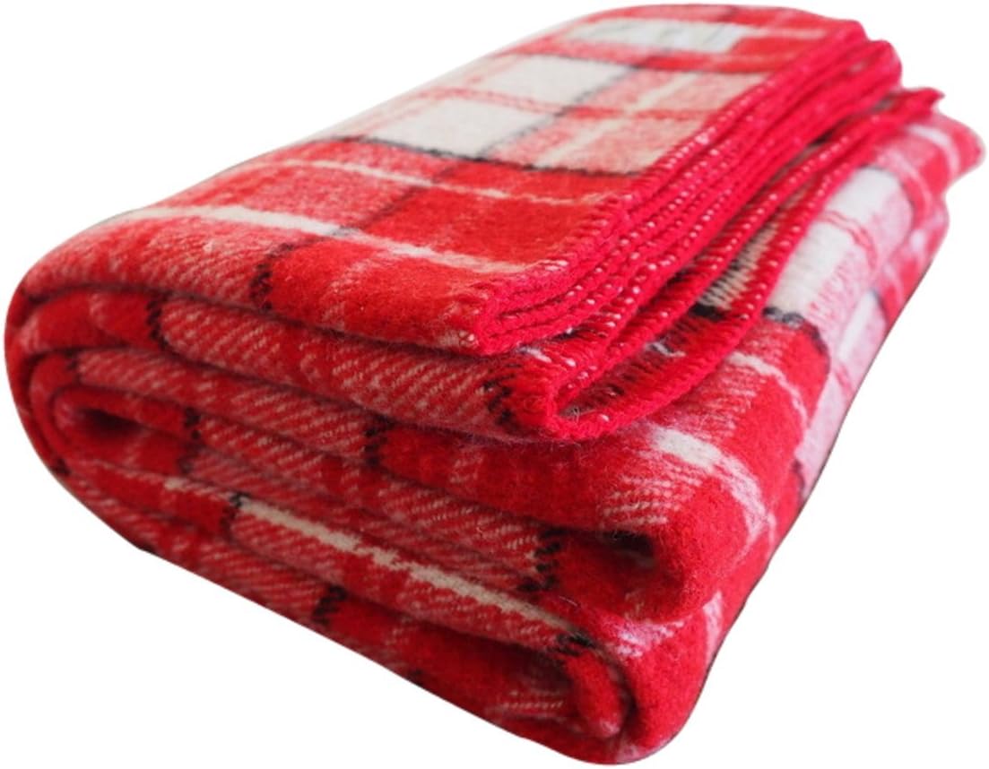 woolly mammoth woolen company 农舍系列羊毛毯.