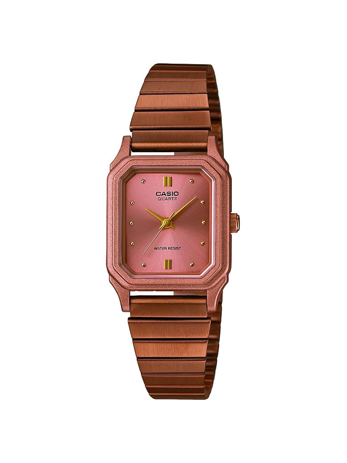 casio 女式 analogue 石英手表,不锈钢手镯 – lq-400r