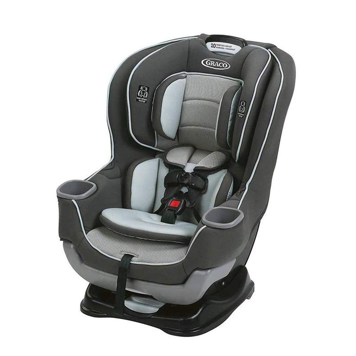 (跨境自营)(包税) graco 葛莱 儿童安全座椅 extend2fit 灰白色