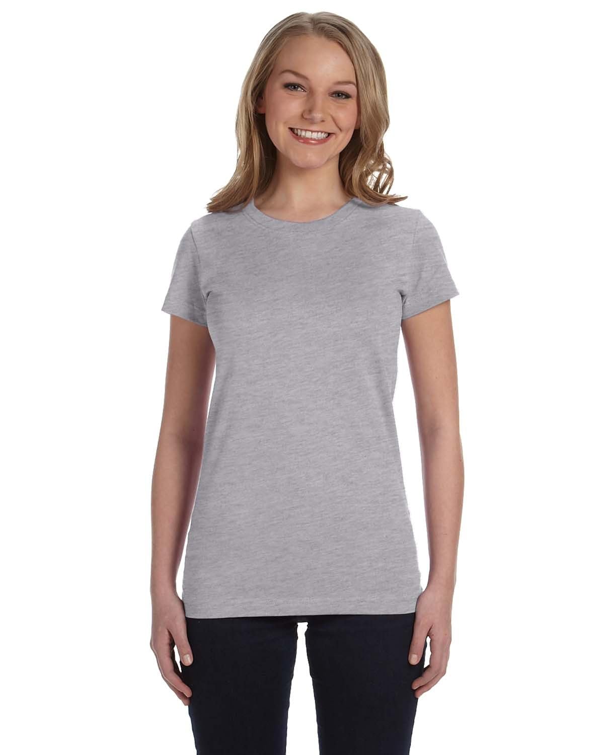 lat sportswear womens ringspun long length t-shirt