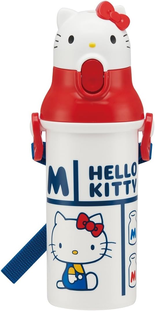 skater斯凯达直饮杯 水杯 塑料一键开启式 480 ml 凯蒂猫hello kitty