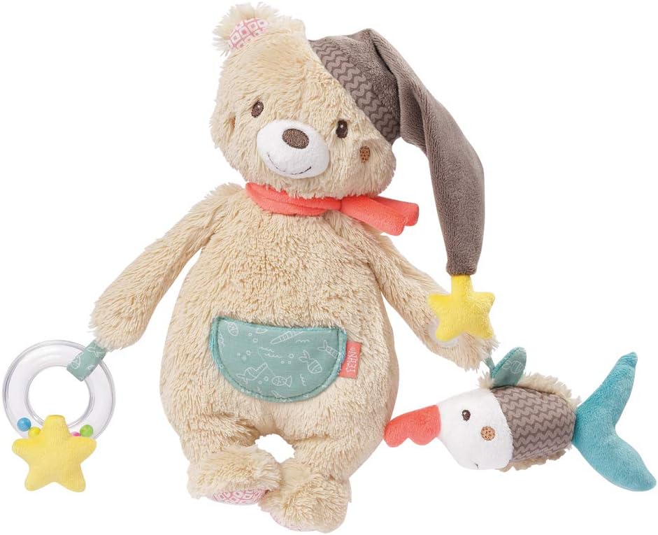 fehn 060195 活动玩具动物熊 运动技能玩具 用于悬挂