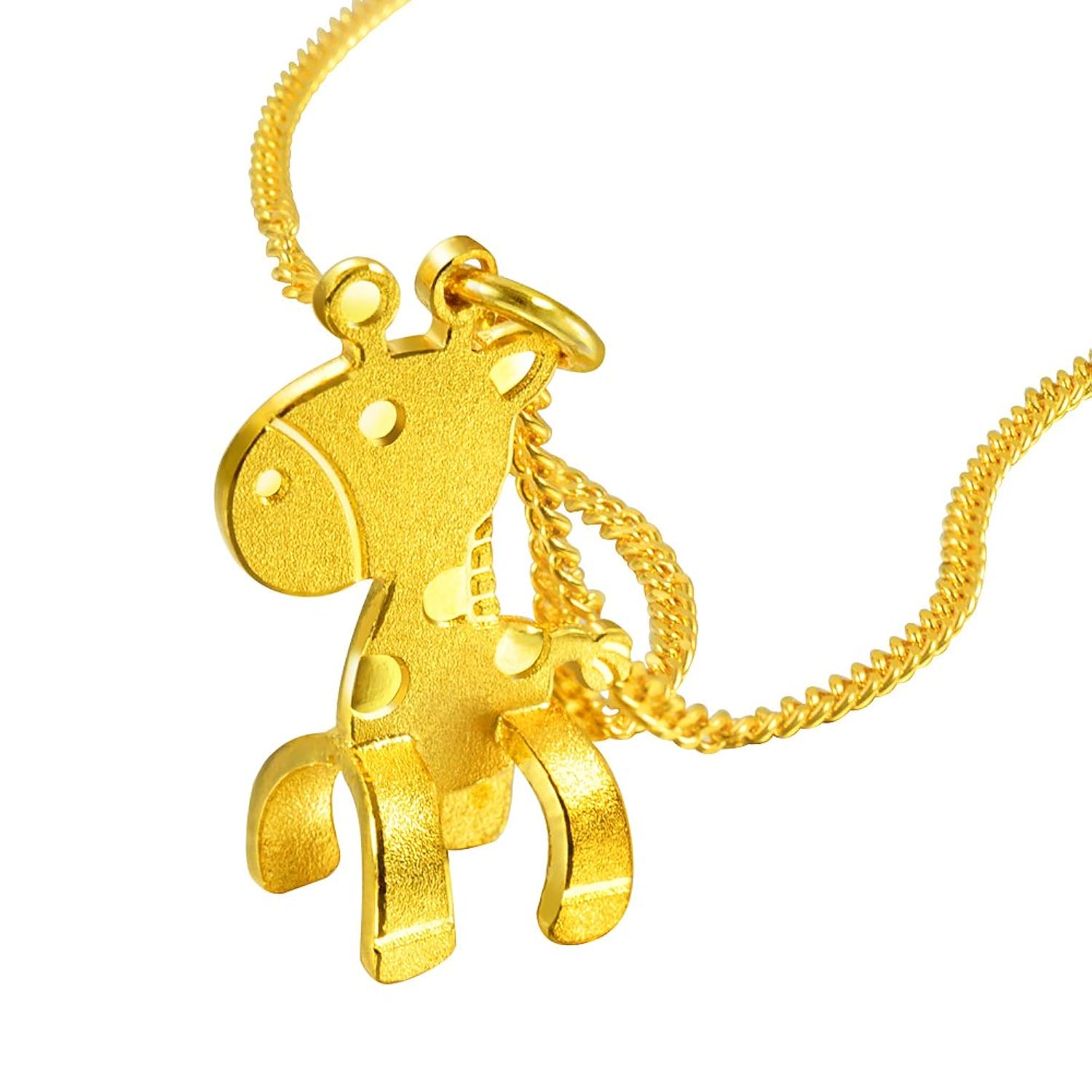 周生生 黄金(足金)乖乖鹿吊坠 81898p