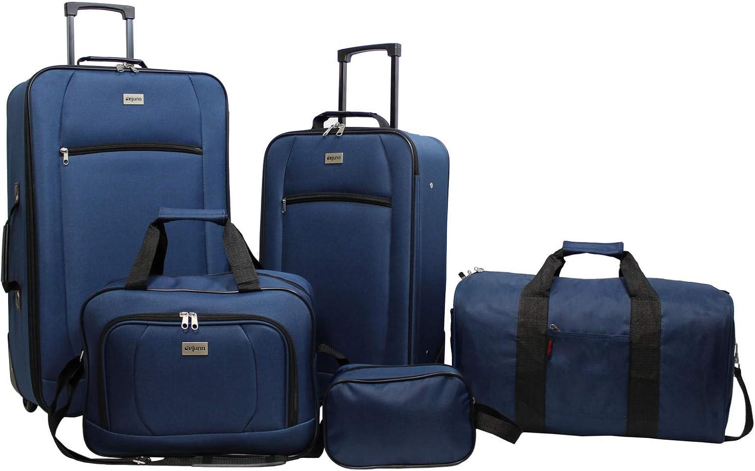dejuno 轻质 5 件套拉杆行李箱 *蓝 one_size