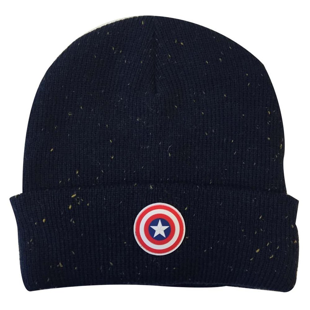 marvel kc141006cap 美国队长无檐小便帽带盾牌标志(均码)