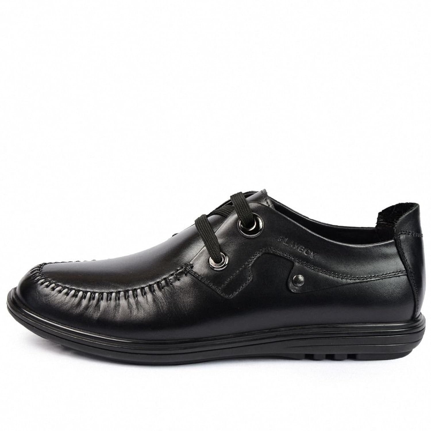 playboy 花花公子 美国秋款 系带商务皮鞋 软皮舒适休闲男鞋 123