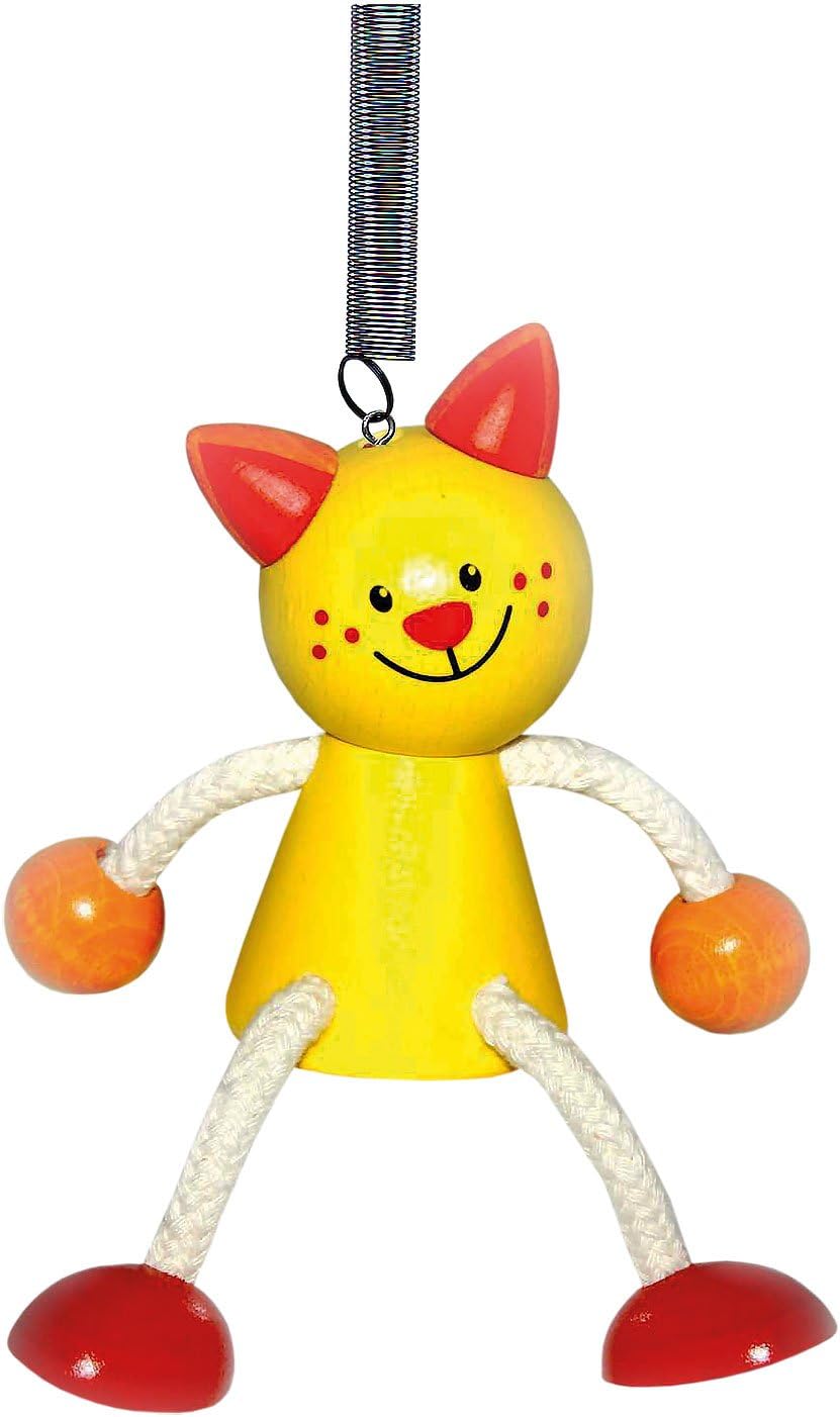 hess 木质猫摇摆玩偶婴儿玩具,10 厘米