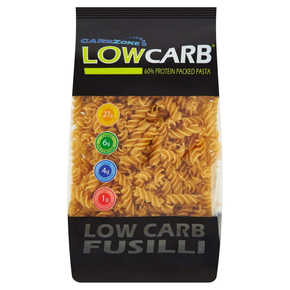 carbzone low carb fusilli pasta 250 g (pack of 2)