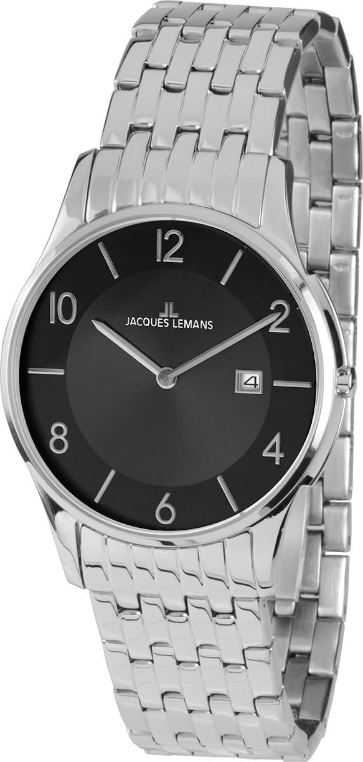 jacques lemans 中性款手表伦敦1 – 1781 a analogue 石英不锈钢