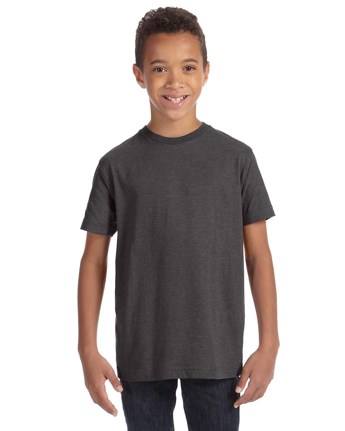 lat apparel youth 100% cotton blank vintage tee