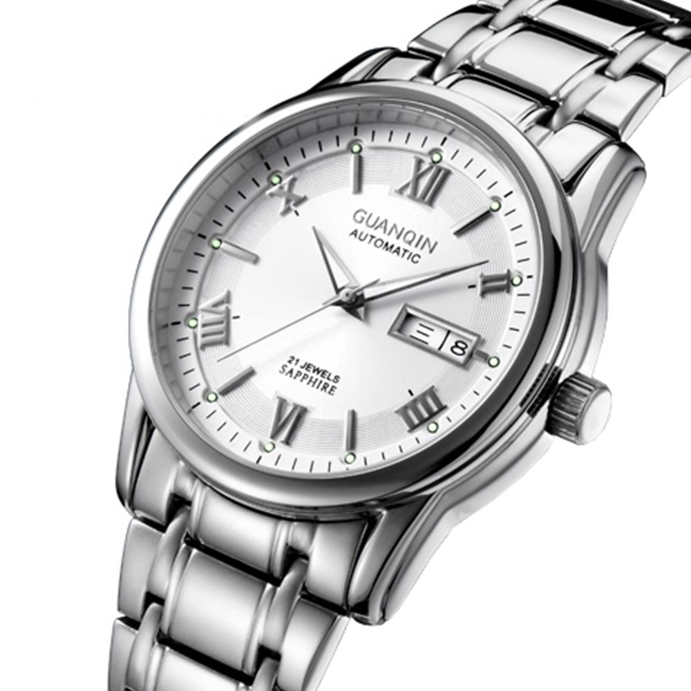 guanqin/冠琴 手表 男士手表 全自动机械表 防水男表 男士商务表镂空
