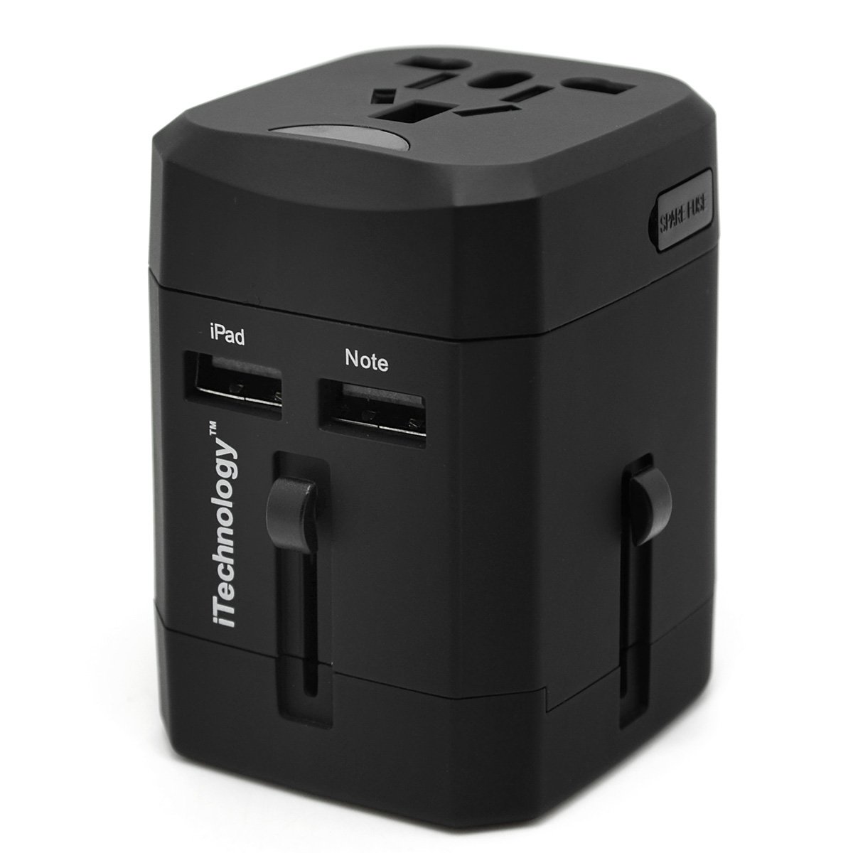 5a输出 双usb万能转换器 多功能旅行转换插头 全球通用转换插头带双