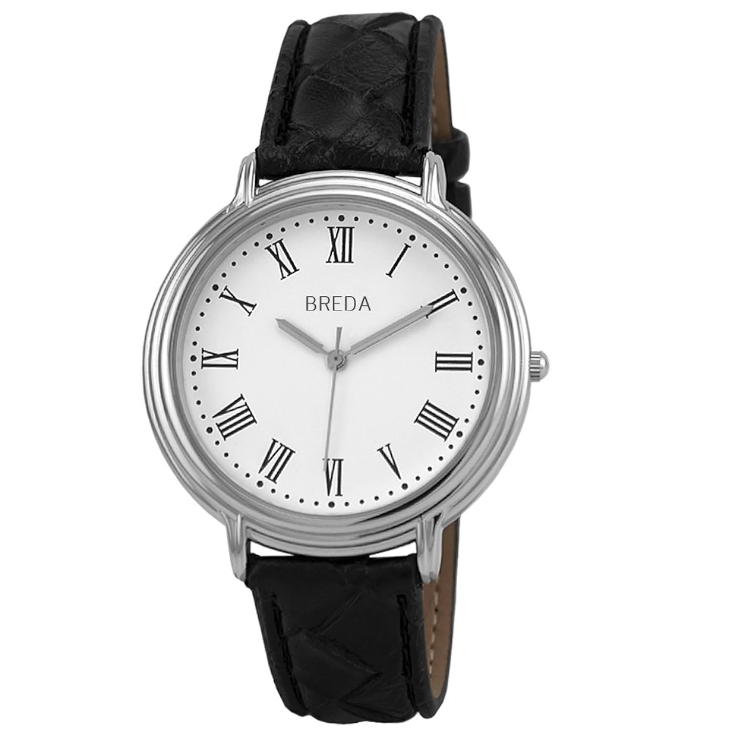 breda 男式08931-black robert 经典时尚黑色手表