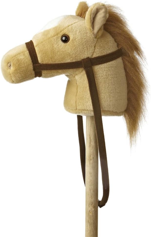 aurora world world giddy-up stick horse 37 英寸毛绒玩具
