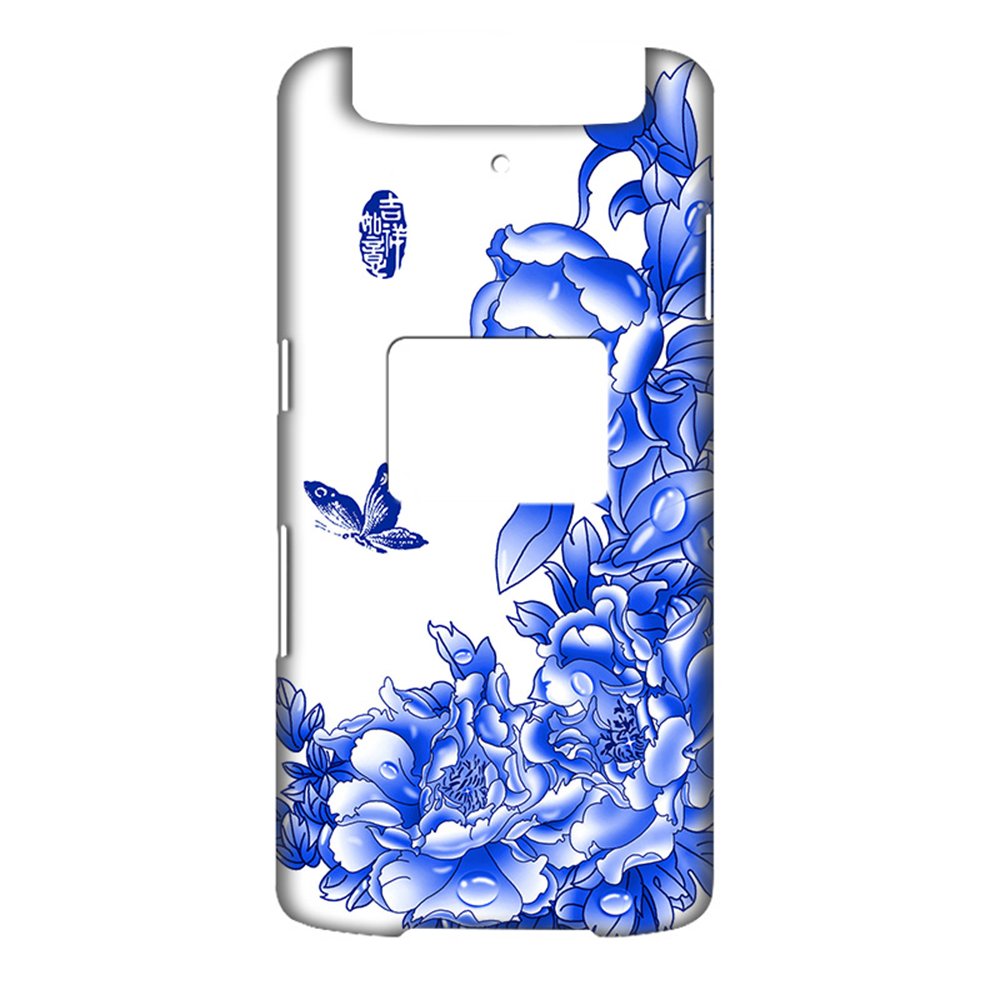 海浦深蓝 oppo n1 釉光彩绘手机壳 精选青花瓷个性时尚手机套 j014