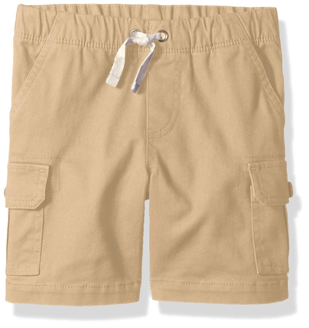 amazon essentials toddler boys cargo short, incense khaki, 3t