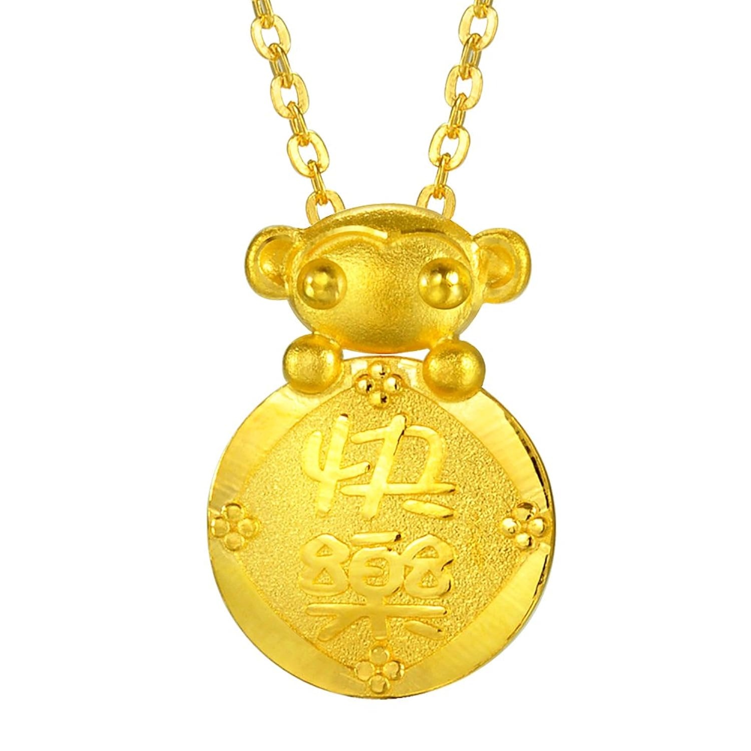 周生生 足金快乐猴吊坠 39050p (4.16克)