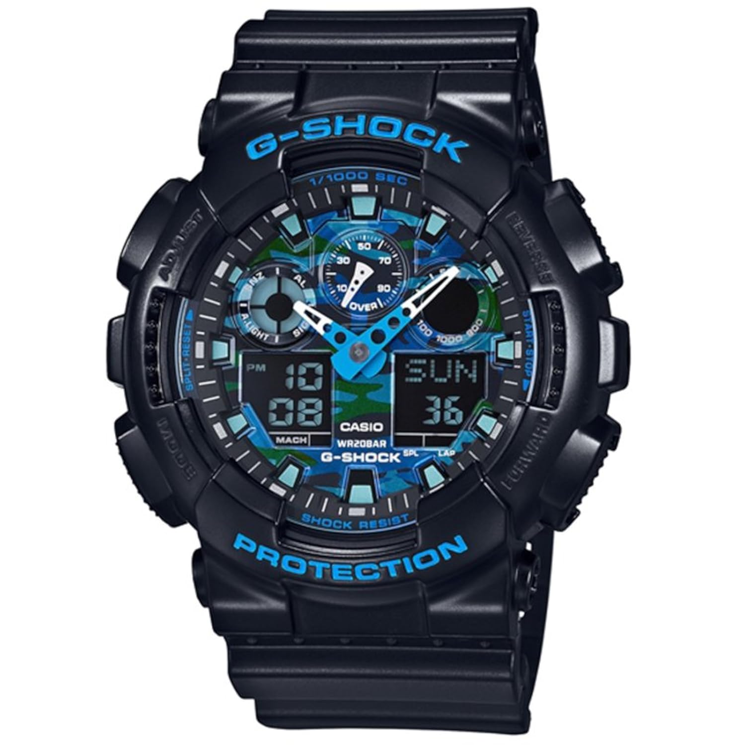 casio 卡西欧 g-shock系列电子男士手表 ga-100c-8adr