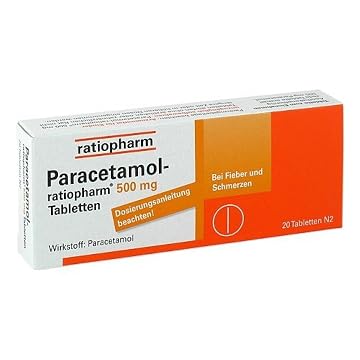 德国亚马逊paracetamolratiopharm500mg20st
