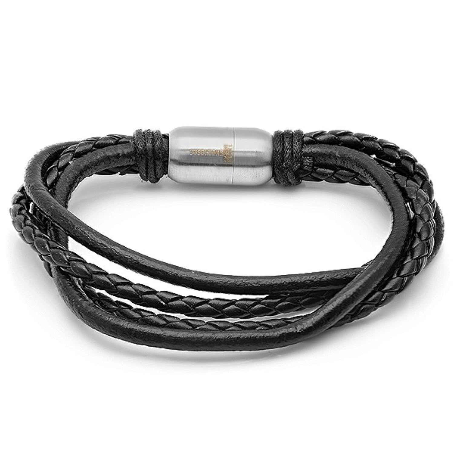 steeltime 男式真皮手链