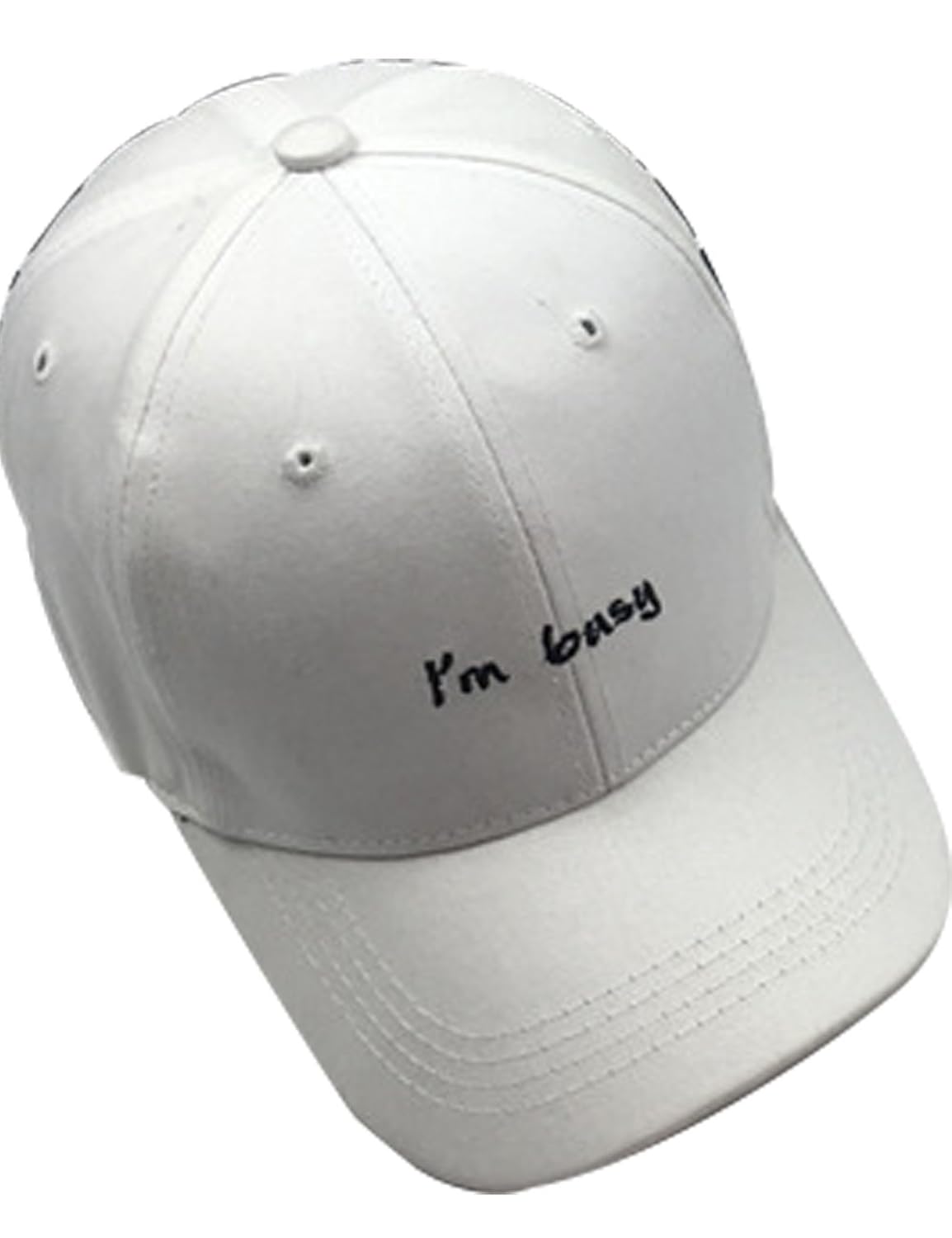 曼熙威 男女士春夏帽子 英文刺绣字母棒球帽 休闲鸭舌帽 嘻哈帽