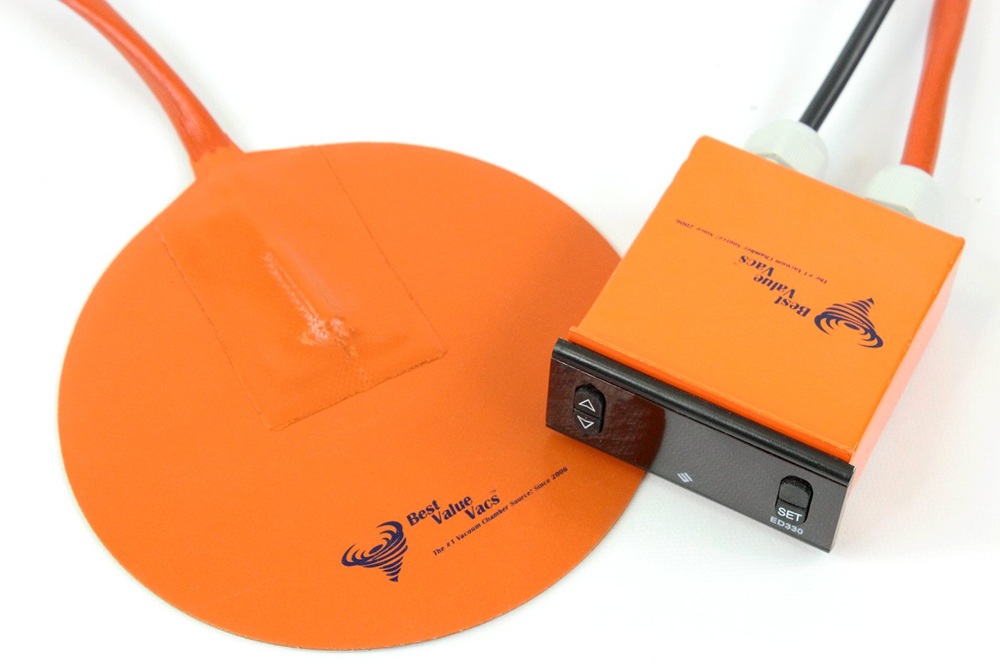 heatpad6inch borosilicate glass vacuum chamber digital heat pad