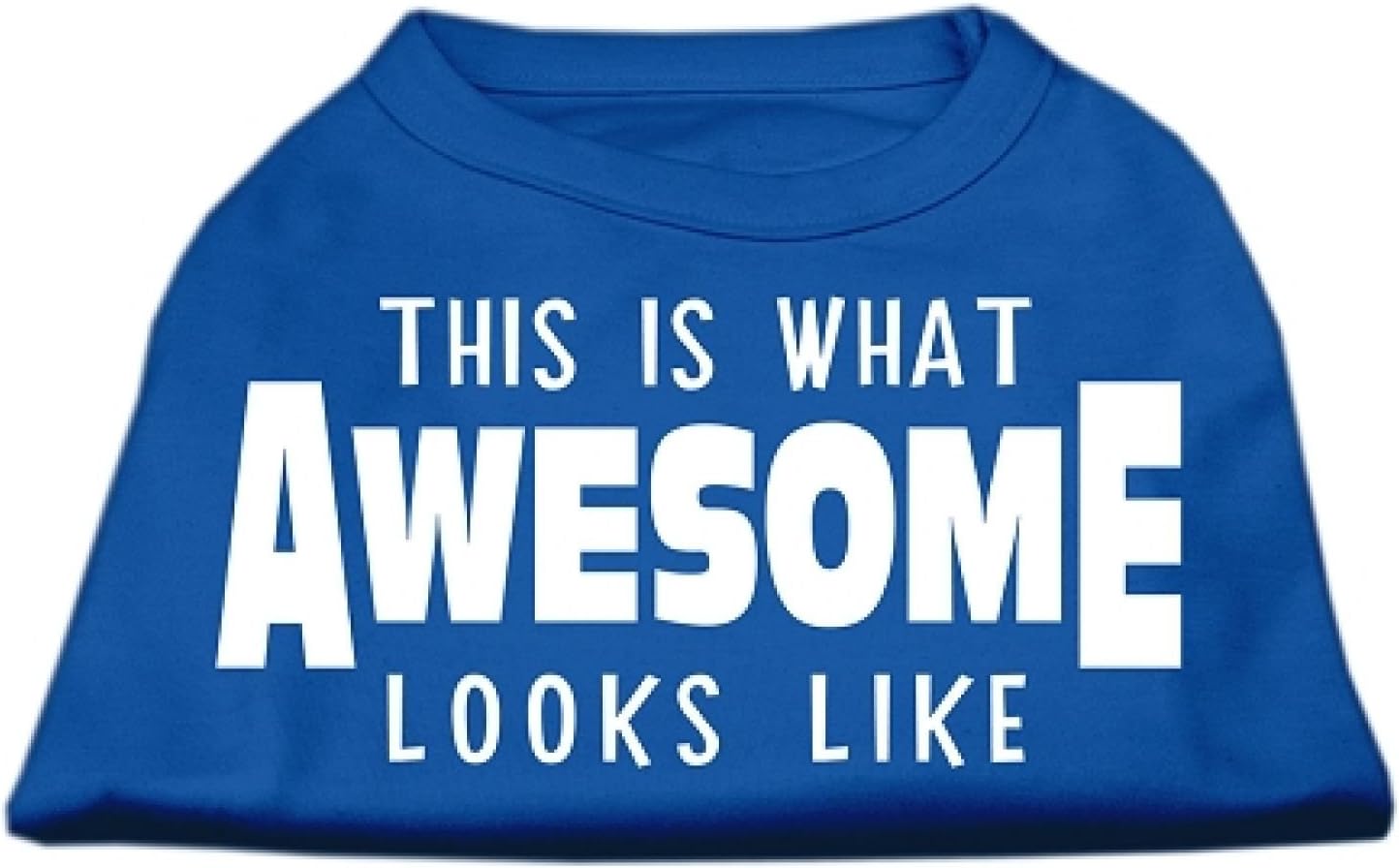 products this is what awesome looks like dog 衬衫,xxl 码,蓝色