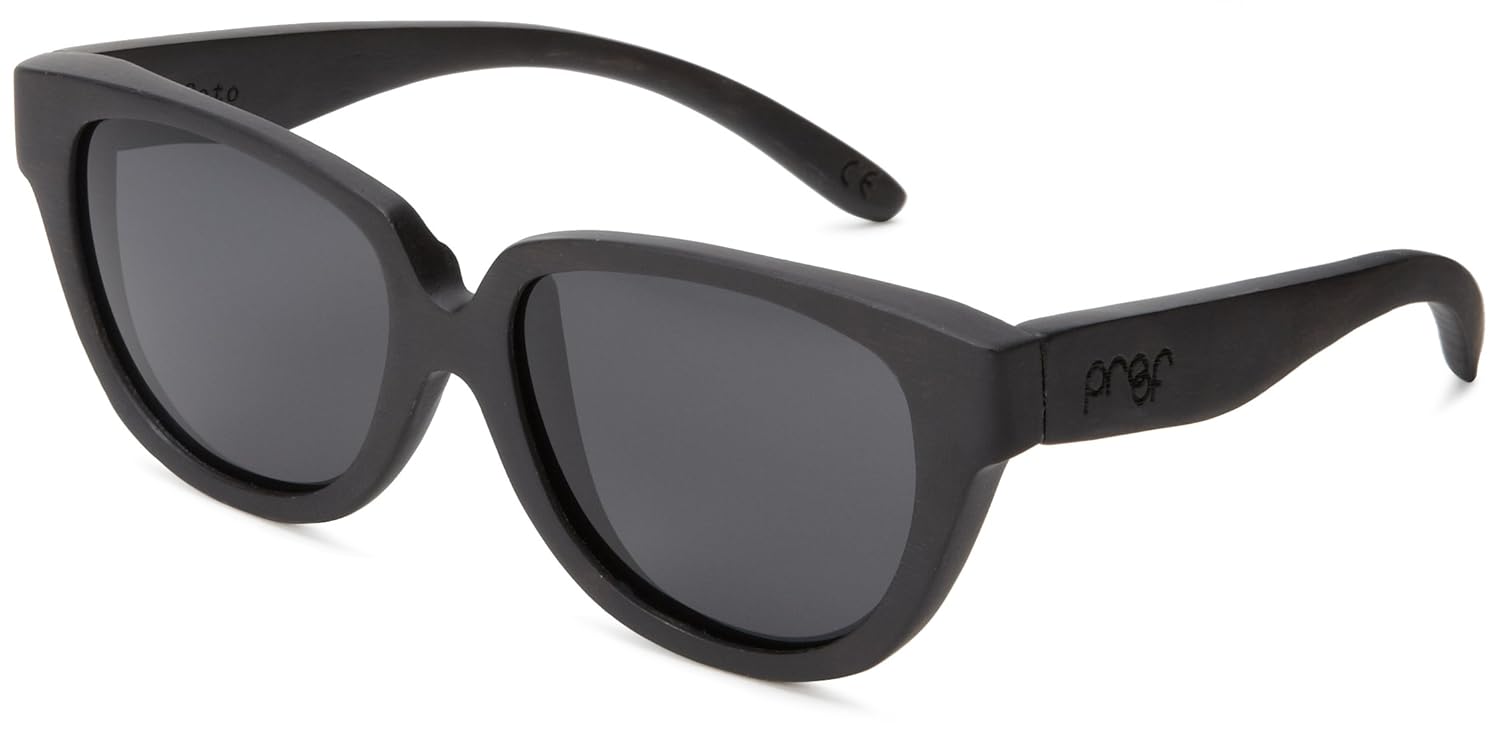 proof eyewear ivory wood sunglasses - womens black maple 56毫米