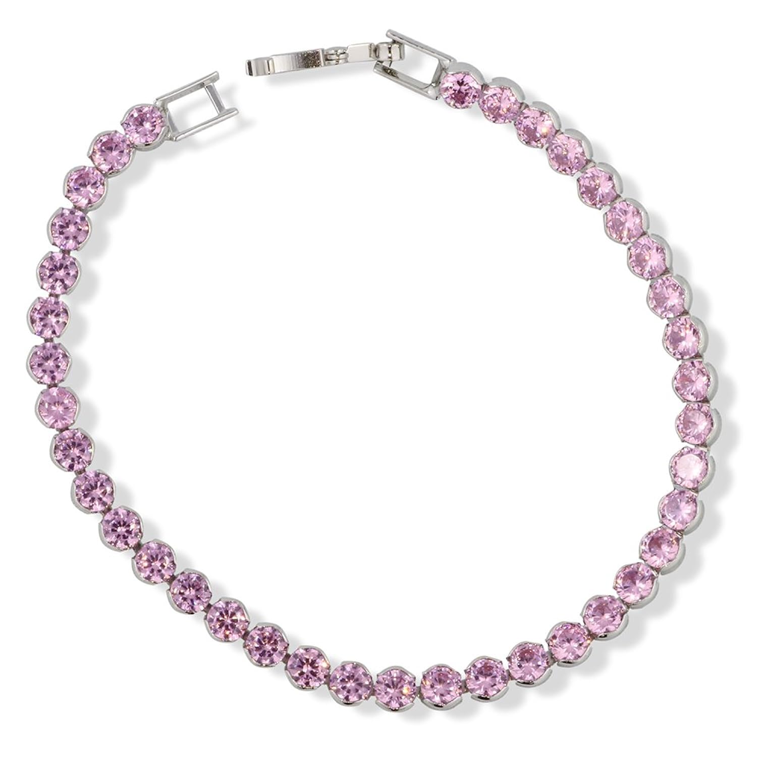 网球手链 aaa 立方氧化锆蓝色绿色粉色白色