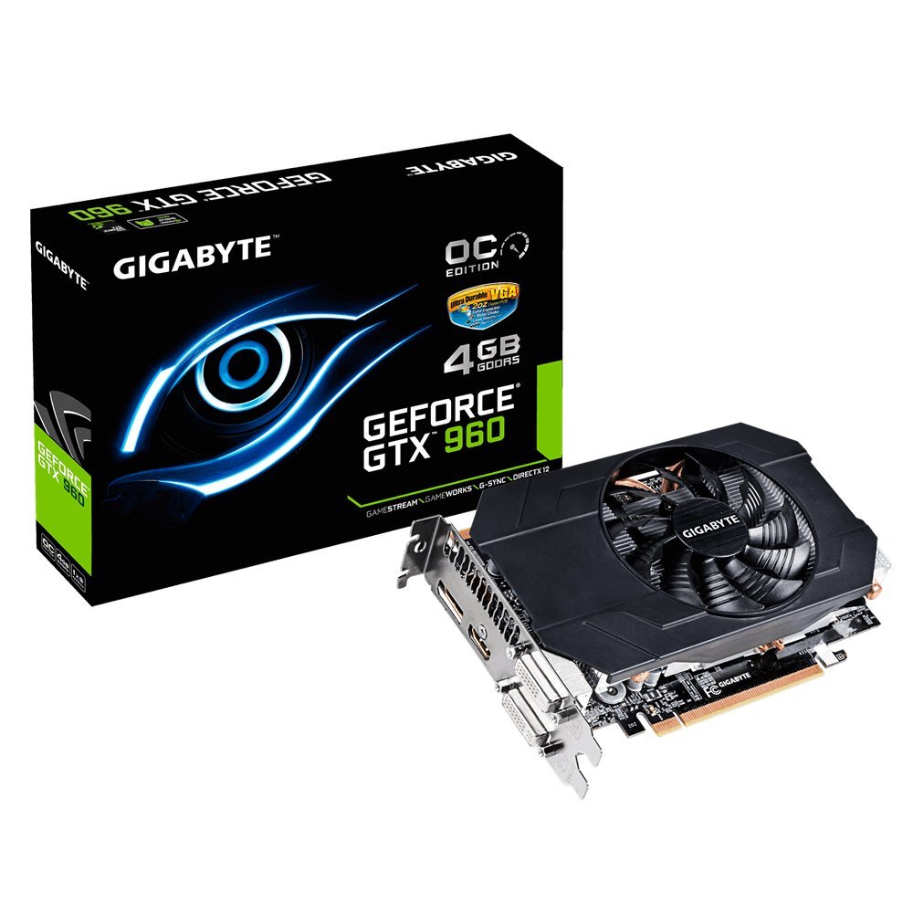 gigabyte 游戏显卡gv-n960ixoc-4gd gtx 960 迷你 itx 4 gb