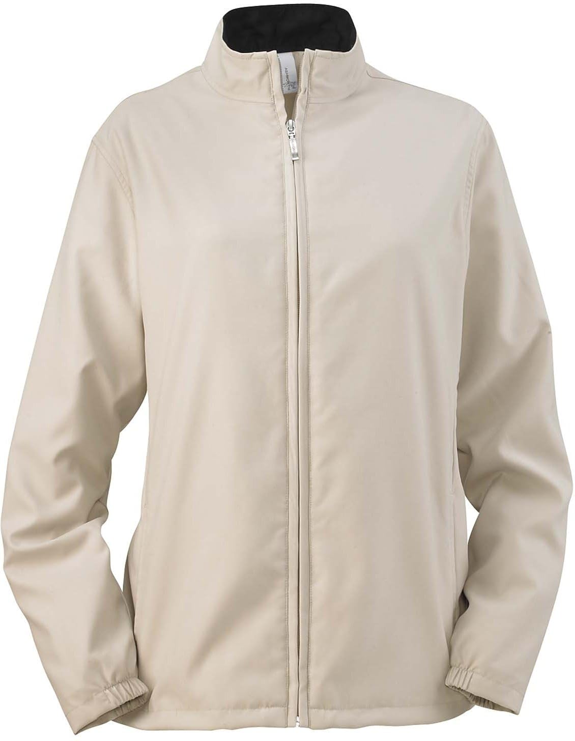 ashworth 5401c ladies full-zip lined wind jacket - stone - s
