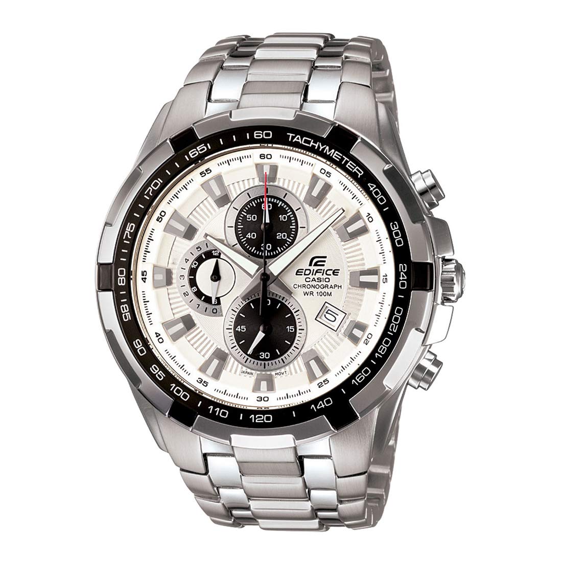 casio 卡西欧 edifice系列极速赛车运动钢带男表 ef-539d-7a