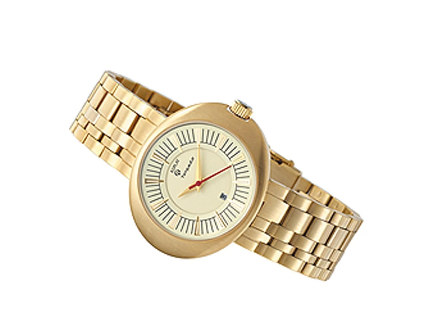 replay 女式灰色表盘镀金手镯手表