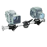 Manfrotto 131DD 水平 4 头配件臂 - 银色（用于垂直安装 2 头和 2 头，水平安装，0.95 cm 螺纹，所有附件均缝有螺纹）