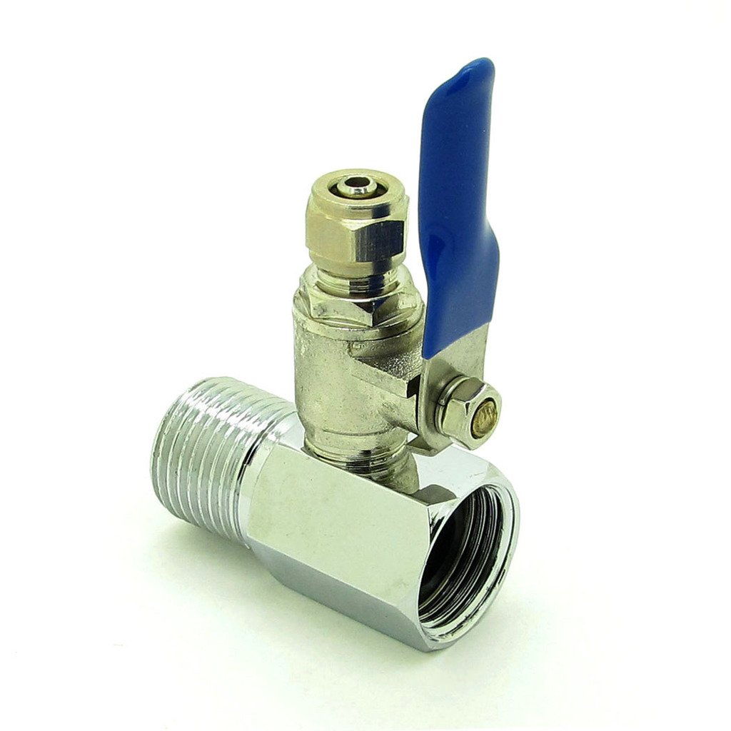 5 件 ro 用水适配器 1.27cm 至 0.64cm 球形阀水龙头水龙头喂食反渗透