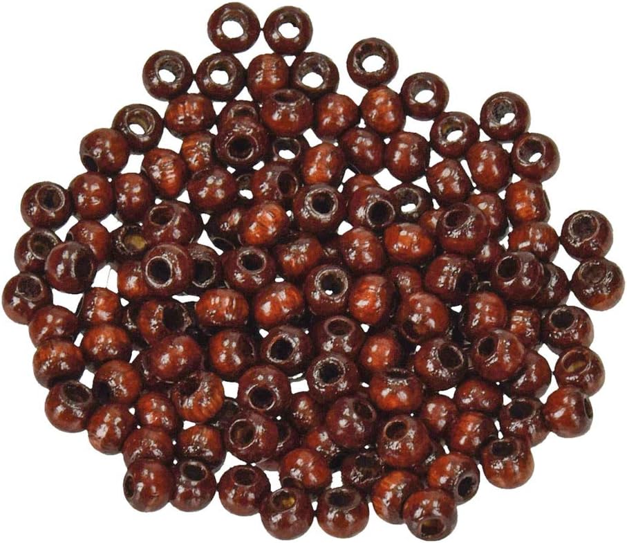 efco 1400879 10 毫米 53 件装木质珠孔,棕色