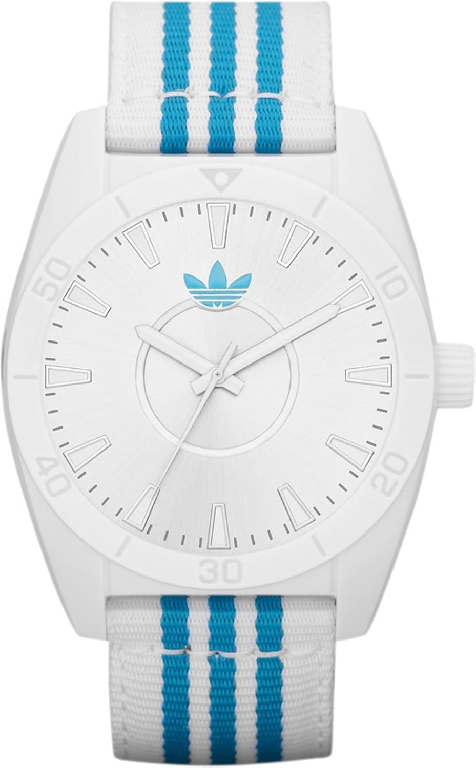 adidas adh2695 santiago 白色蓝色手表