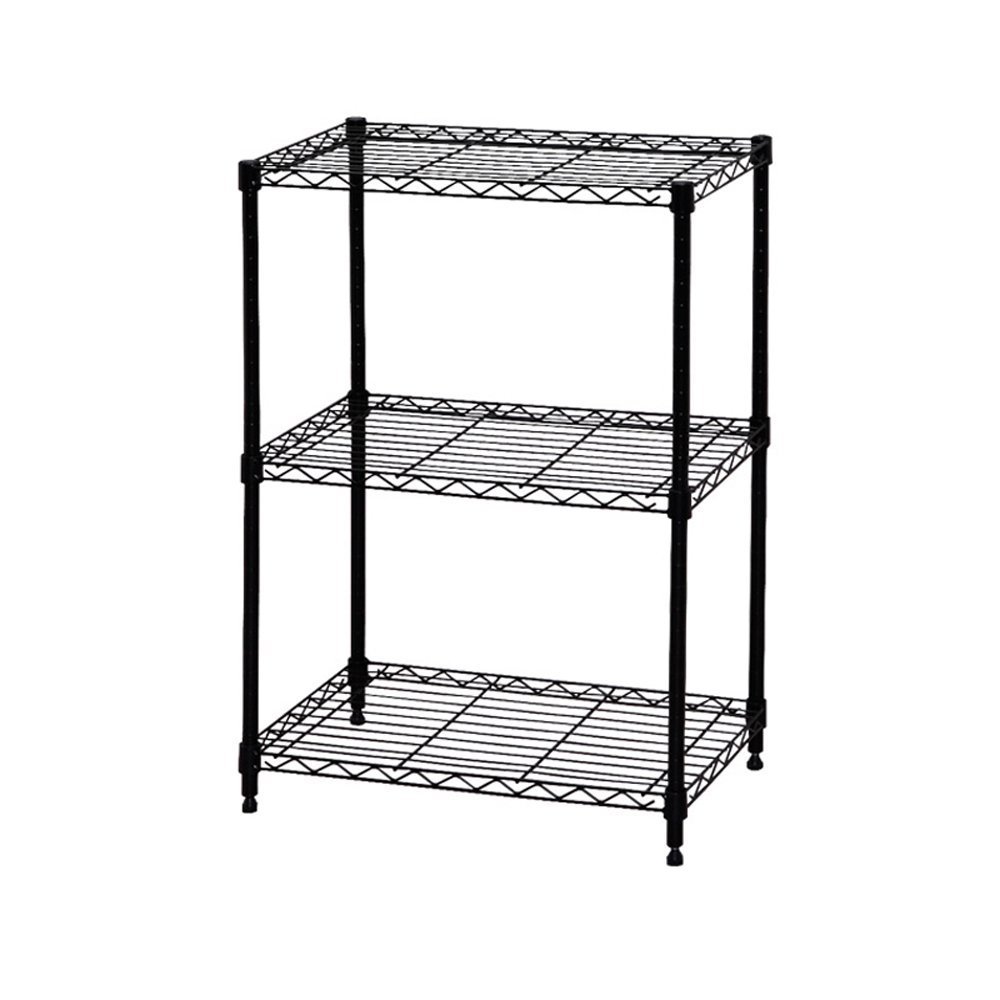 爱丽思iris彩色钢架4层置物钢架钢制收纳架cmm-55083 (黑色)