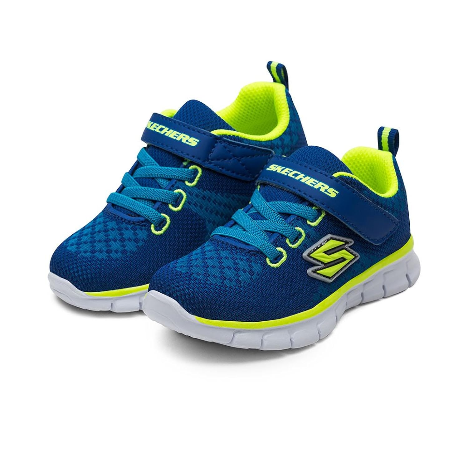 skechers 斯凯奇 男童 超轻魔术贴运动鞋 95092n/bl