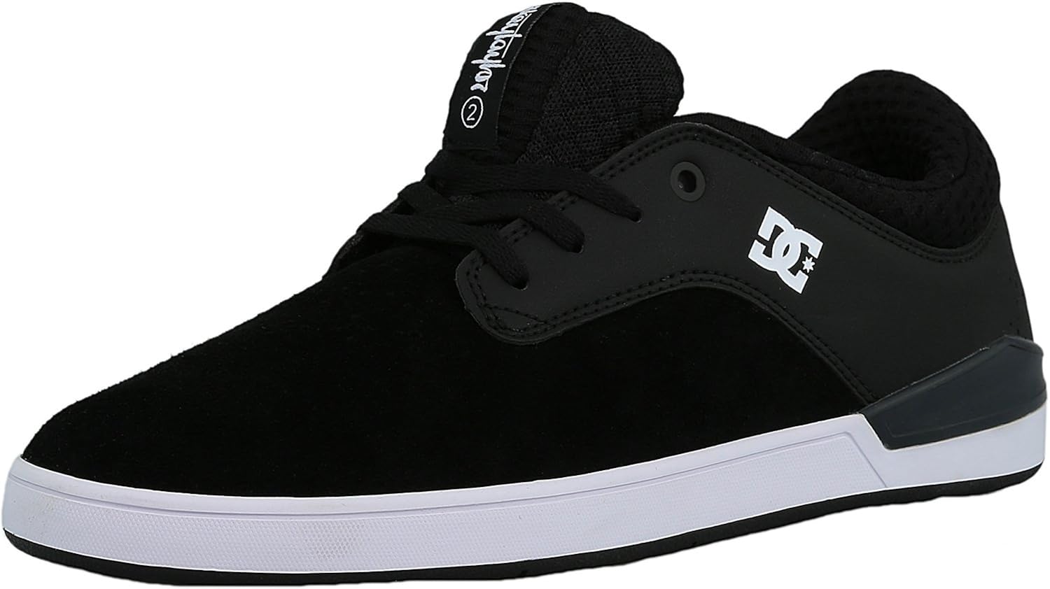 dc 男式 mikey taylor 2及踝麂皮滑板鞋