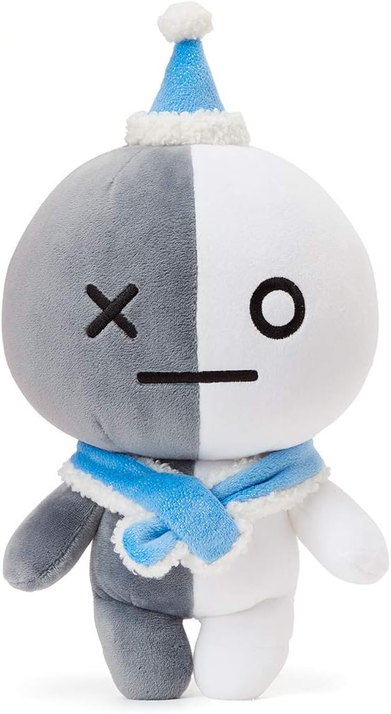 bt21 官方圣诞毛绒娃娃站立玩偶 van 10英寸 van