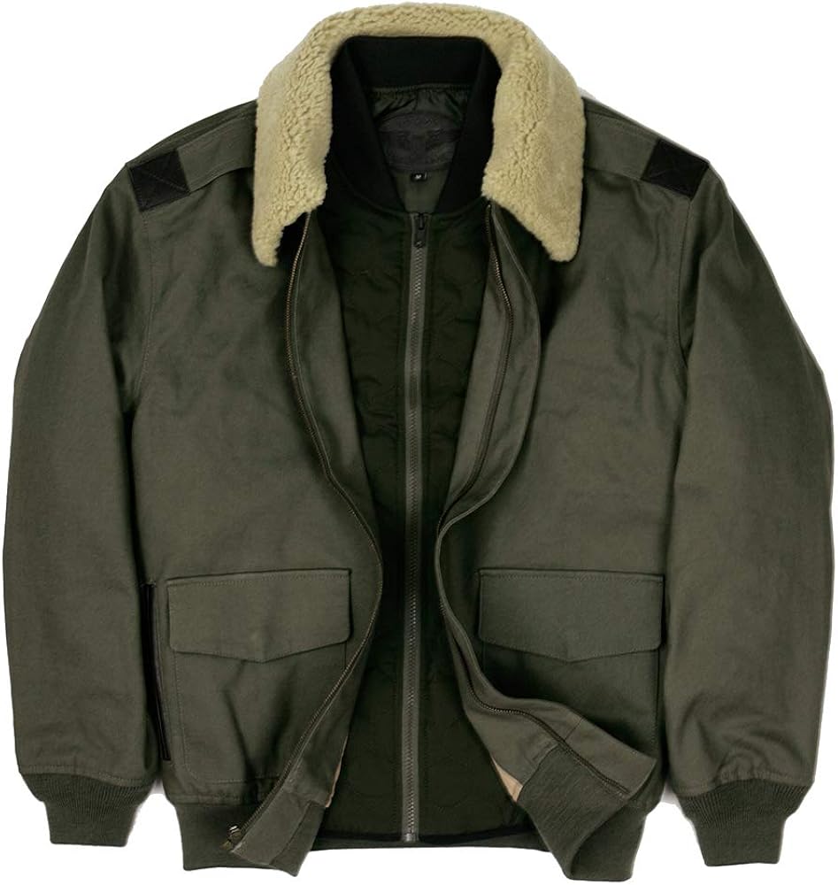 luxury lane 男士 三合一 a2空军飞行夹克外套