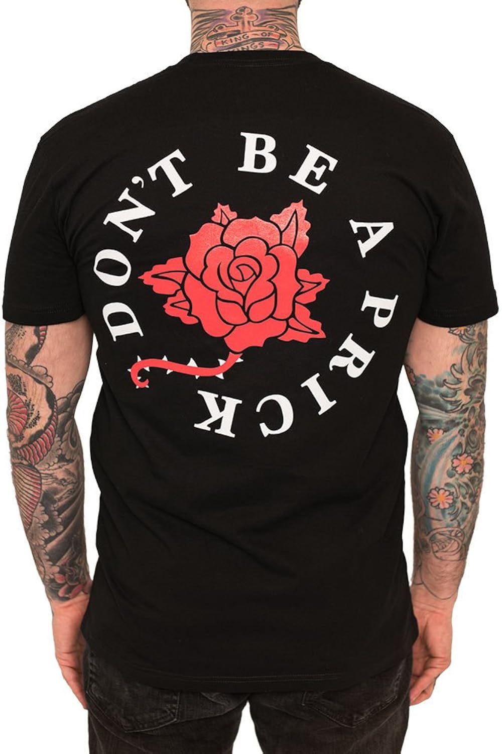 prick 男式黑色 t 恤 黑色 medium