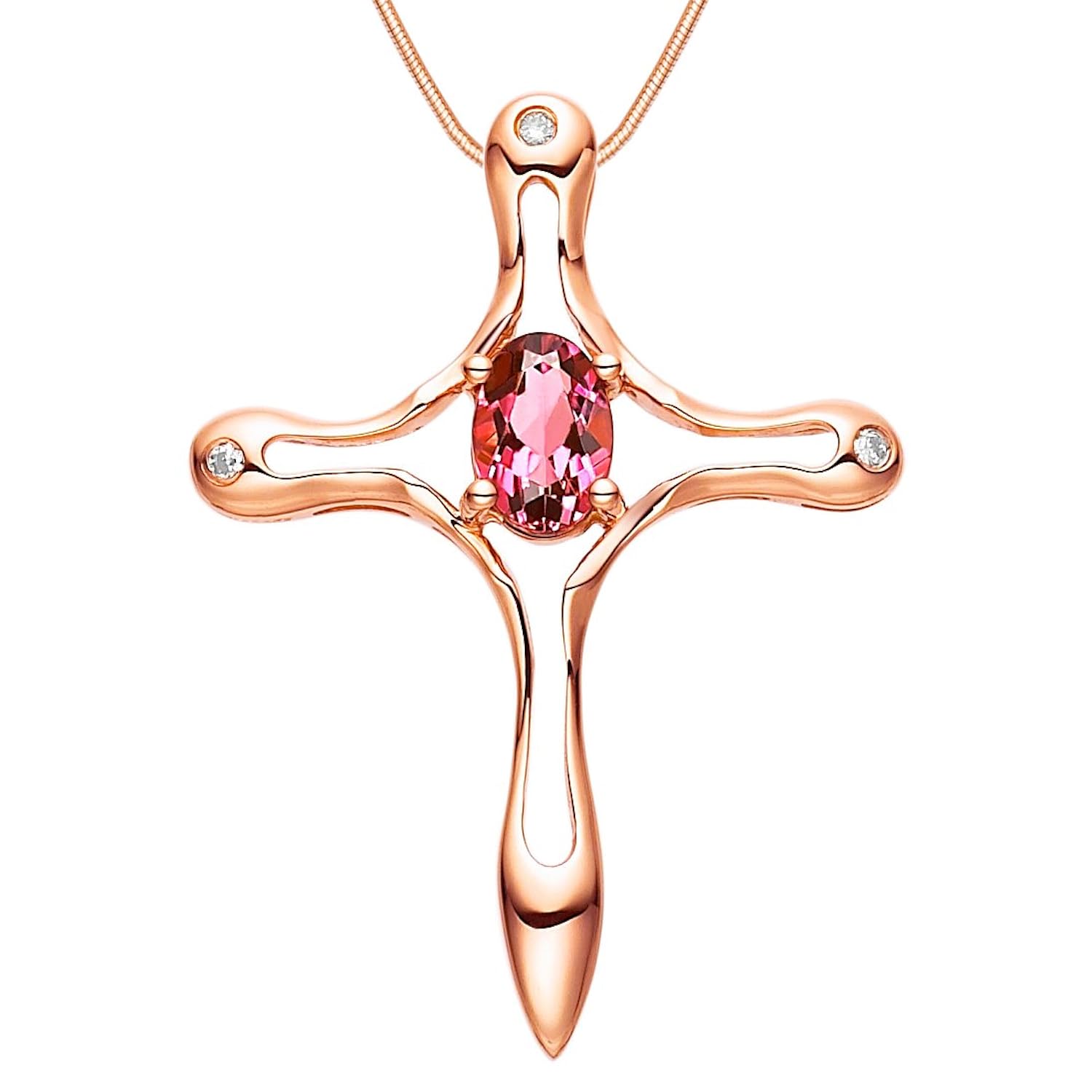 dswan 卓思华 天然巴西红碧玺宝石吊坠 0.